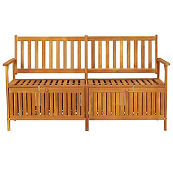 Maison Chic Banc de rangement | Meuble de rangement d'Entrée | Coffres d'Intérieur 148 cm Bois d'acacia solide -MN18276