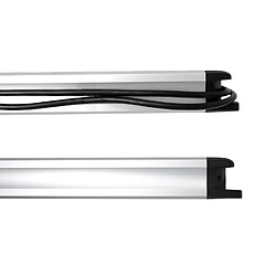 Avis Electraline 61903, Multiprise Alu-Line 10 prises polyvalentes (Schuko+10/16A) et 1 interrupteur lumineux, 2M, avec corps en aluminium