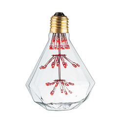 Magneticland Ampoule Lampe E27 LED Déco DIAMANT ROUGE 