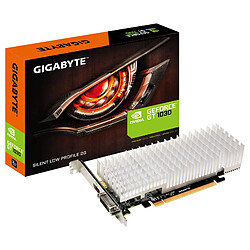 GIGABYTE Carte graphique NVIDIA PCIe GT 1030 2Go low profile - Silent