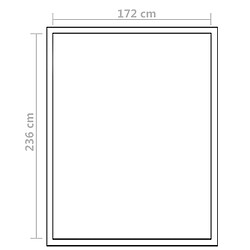 vidaXL Serre renforcée en aluminium avec cadre de base 4,6 m² pas cher