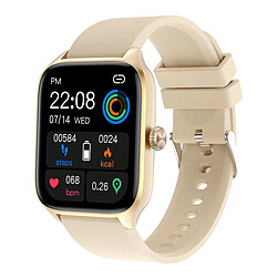 Yonis Montre Connectée IP67 Étanche Rose Bluetooth