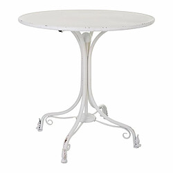 Table Alexandra House Living Blanc 80 x 78 x 80 cm