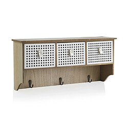 GEESE HOME 7059-Porte-manteau Étagère murale en bois