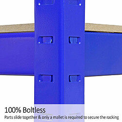 Acheter Monstershop Monster Racking T-Rax Puissant Étagère Rangement, Blue, 120cm W, 60cm D