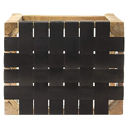 Avis vidaXL Tabourets de bar lot de 2 noir cuir véritable 75 cm