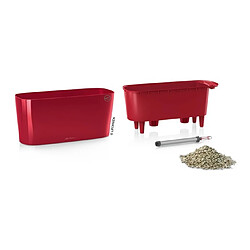 Pot de table Delta 20 - kit complet, rouge scarlet brillant 40 cm