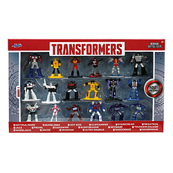 Jada Toys Transformers - Pack 18 figurines Transformers Diecast Nano Metalfigs 4 cm