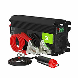 Green Cell Pro 500W/1000W 12V 220V/230V Convertisseur de Tension Voiture Solaire Modifiée Volts Sinus Power Inverter sinusoïdale DC AC, Onduleur Transformateur 