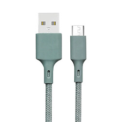 Câble USB / Micro-USB 2m Just Green Vert