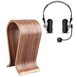 Universal Nouveau support de support d'affichage en bois en bois en U pour le casque universel