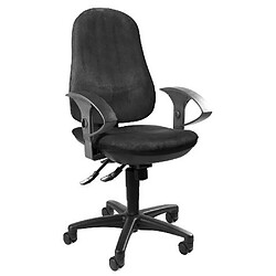 Topstar Siège de bureau / Siège pivotante ERGO SYDNEY, microfibre noir