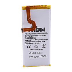 vhbw Li-Polymer Batterie 2200mAh (3.8V) pour téléphone portable Smartphone Huawei Ascend P8 Lite comme HB3742A0EZC+.