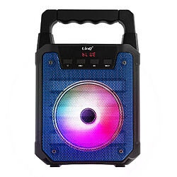 Enceinte lumineuse Bleu Bluetooth Compatible Micro, LinQ