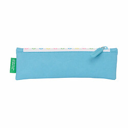 Trousse d'écolier Benetton Spring Bleu ciel 20 x 6 x 1 cm