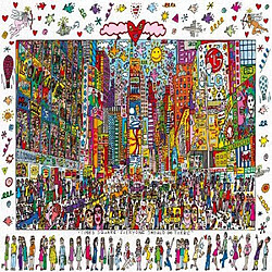 Acheter Ravensburger - 19069 - Puzzle Classique - Times Square - James Rizzi - 1000 Pièces