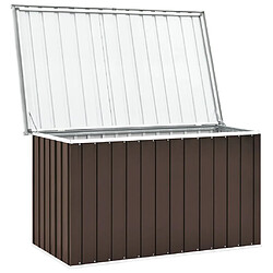 Helloshop26 Coffre boîte meuble de jardin rangement 149 x 99 x 93 cm marron 02_0013098 