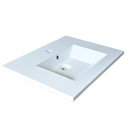 Le Quai Des Affaires Plan de toilette GLAM 60cm / Blanc