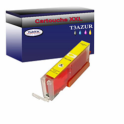 Cartouche Compatible Canon CLI581 Jaune - T3AZUR Cartouche Compatible pour Canon Pixma TS8150, TS8151, TS8152 Jaune - T3AZUR