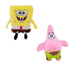 Universal 2pcs/lot 20cm Spongebob Patrick Star Stuffed Plush Doll Toy() 