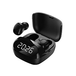 Universal TWS 5.0 Casque Bluetooth Affichage de l'horloge Casque sans fil Mouvement linéaire Fonctionnement Casque Élimination du bruit Casque 