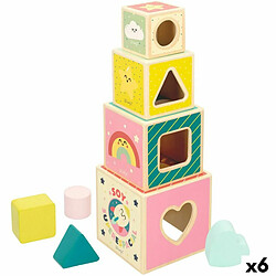 Mr Wonderful Blocs de construction Mr. Wonderful 8 Pièces 12 x 12 x 12 cm (6 Unités) 