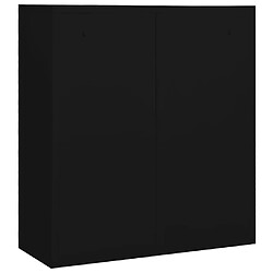 Acheter vidaXL Armoire de bureau Noir 90x40x102 cm Acier