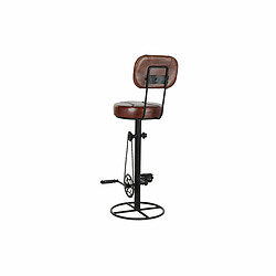 Tabouret DKD Home Decor 45 x 46 x 118 cm Noir Métal Marron pas cher