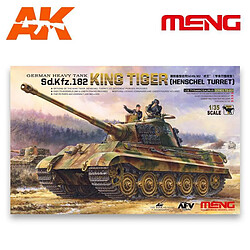 Meng Maquette Char German Heavy Tank Sd.kfz.182 King Tiger (henschel Turret) 