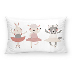 Housse de coussin Kids&Cotton Lavi C Rose 30 x 50 cm 