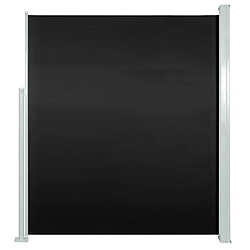 Maison Chic Auvent latéral rétractable de balcon | Store extérieur | Auvent solaire de patio 160x300 cm Noir -GKD82210