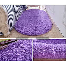 Acheter LUUCOZK Tapis à poils longs doux et moelleux pour chambre à coucher et salon - Bleu lac-80x180cm