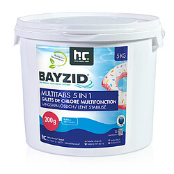 Hoefer Chemie 10 Kg Bayzid® Galets de chlore multifonction (200g) (2 x 5 kg)