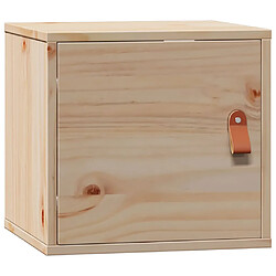 vidaXL Armoire murale 31,5x30x30 cm Bois de pin massif