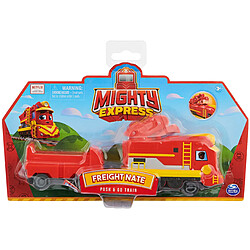 Mighty Express Push-and-go Zug Frachter Nick mit Güterwaggon, Spielfahrzeug