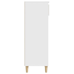 Acheter vidaXL Armoire à chaussures Blanc 40x36x105 cm Bois d'ingénierie