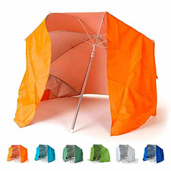 Beachline Parasol de plage portable moto pliable léger aluminium tente 200 cm Piuma, Couleur: Orange