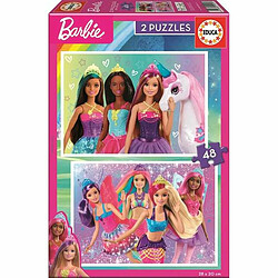 Educa Borras 2 puzzles de 48 pieces Barbie 