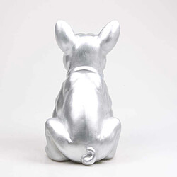 Avis Stoobz Chien bouledogue français coloré 37 x 25 x 22 cm argent.