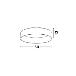 NOVA LUCE Plafonnier RANDO Café LED 42 W