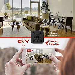 Mini Camera Espion Wifi Carte 64 Gb Incluse Caméra De Surveillance Sans Fil Spy Cam Avec Détection De Mouvement Et Vision Nocturne Micro Camera Espion Enregistreur Vidéo En Temps Réel