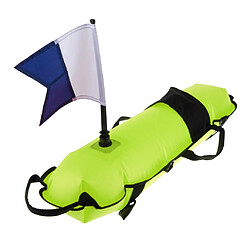 Drapeau gonflable de marqueur de plongée Bouée de signal Flotteur Scuba Snorkeling Yellow2