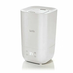 Humidificateur Ultrasonique à Diffuseur d'Arômes avec LED LAICA HI3015W Blanc 25 W 3,3 L