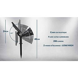 Projecteur Solaire Led 200 Lumens Greenled Wi-light