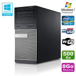 PC Tour Dell Optiplex 790 Intel Core I5 3.1Ghz 8Go Disque 500Go DVD WIFI Win 7 · Occasion 