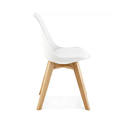 Avis Kokoon Design Chaise design TYLIK WHITE 48x56x83 cm