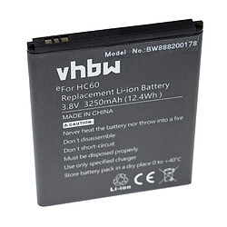 vhbw Li-Polymère batterie 3250mAh (3.8V) pour téléphone portable mobil smartphone comme Motorola HC60 