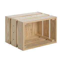 Astigarraga Caisse en pin massif modulable Home box Moyenne.