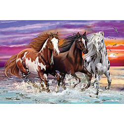 Schmidt Spiele 56356 Puzzle pour Enfant Motif Chevaux Sauvages Multicolore 200 pièces 