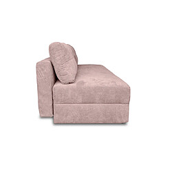 Bestmobilier Lucina - canapé droit 3 places - convertible avec coffre - en velours pas cher